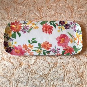 Floral Serve Tray (14.75 in. x 6.8 in.)
